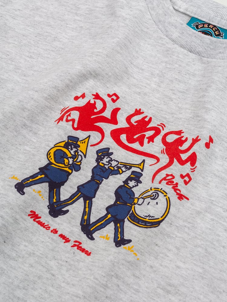 Music to my Fears Tee - ash marle