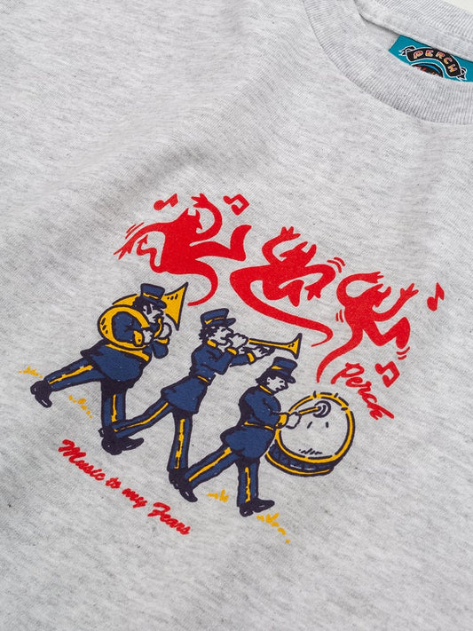 Music to my Fears Tee - ash marle