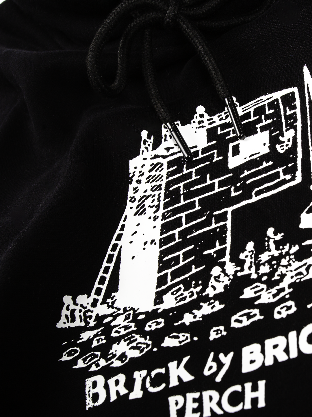Brick by Brick Hood - black