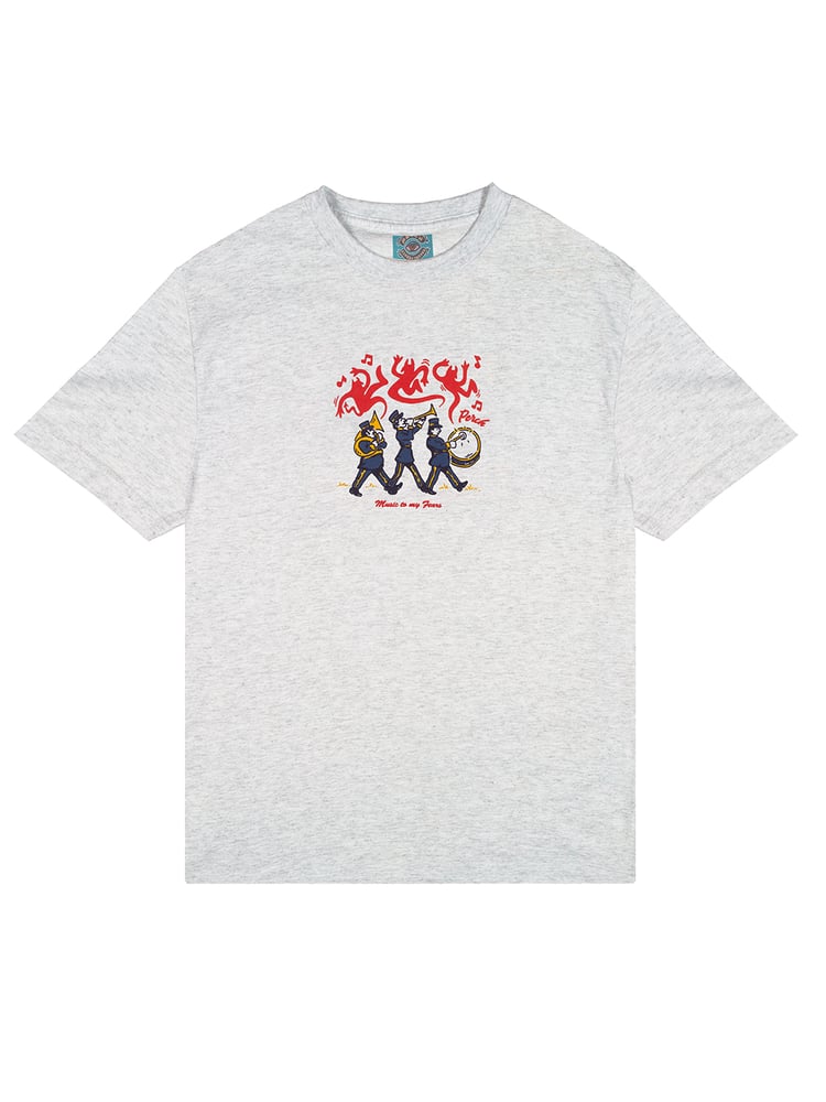 Music to my Fears Tee - ash marle