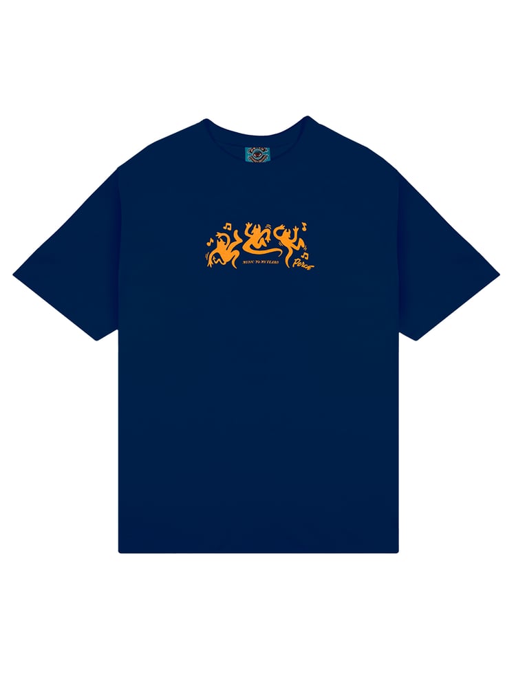 Brain Noise Tee - navy