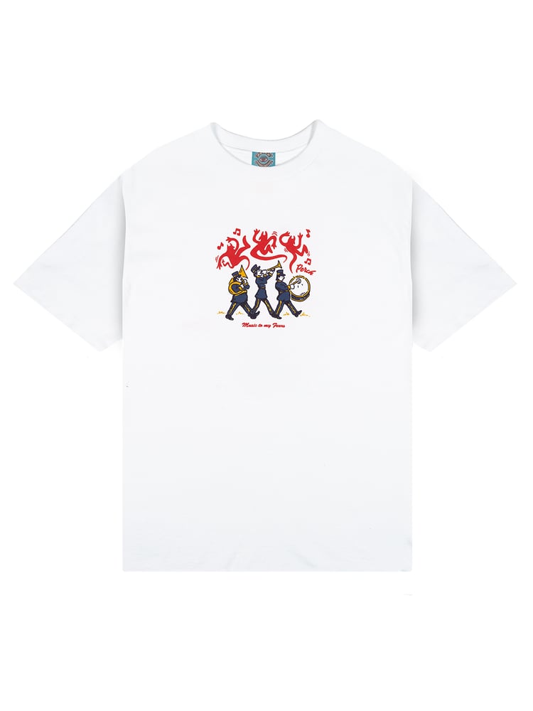 Music to my Fears Tee - white