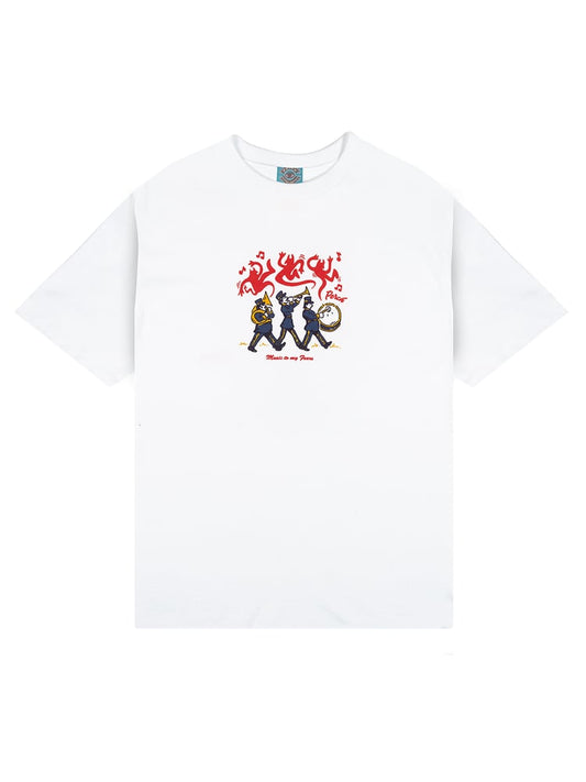 Music to my Fears Tee - white