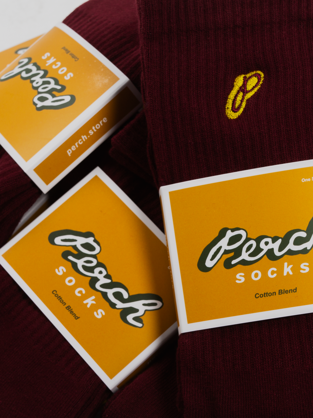 Socks - maroon