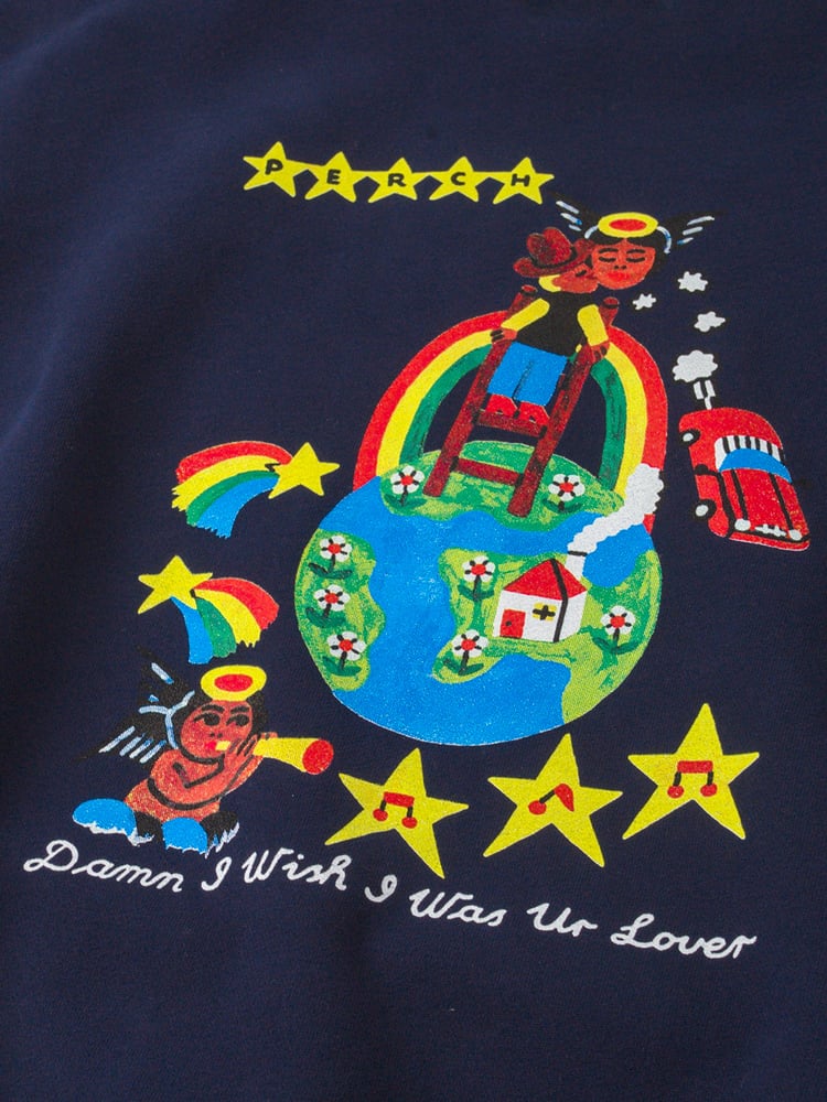 Wish I Was Crew - navy