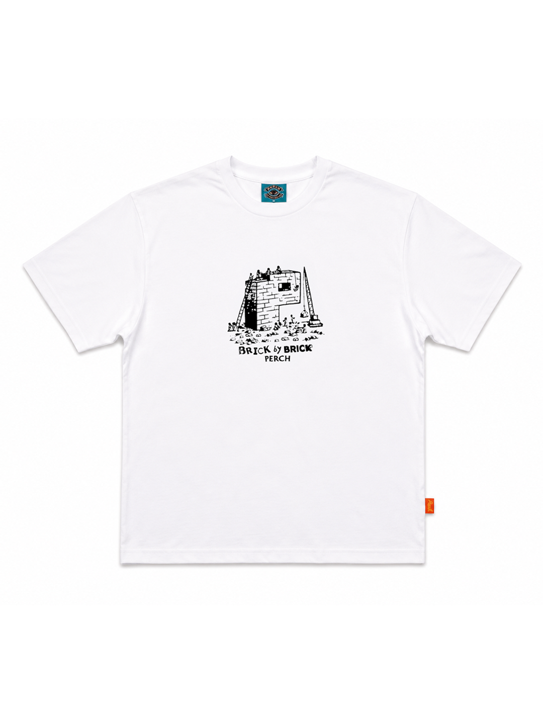Brick by Brick Tee - white