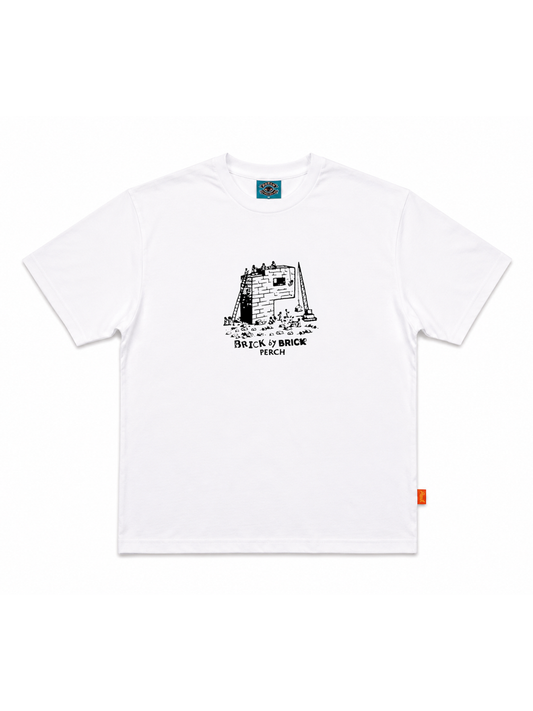 Brick by Brick Tee - white
