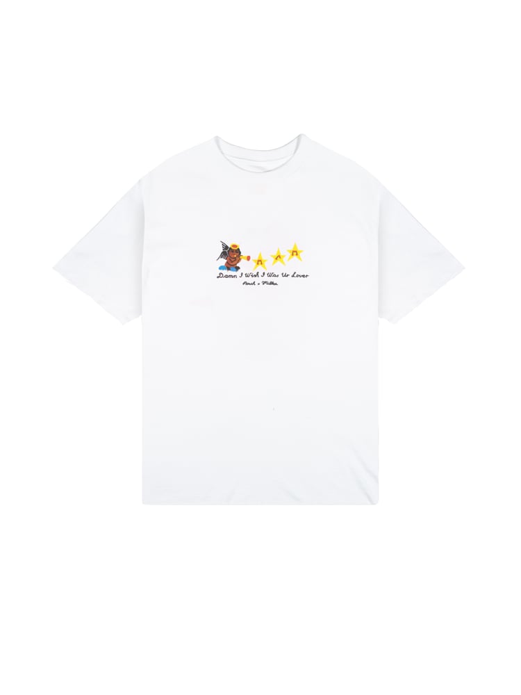 Wish I Was Tee - white
