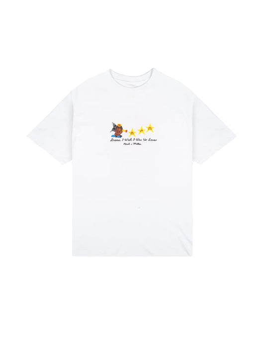 Wish I Was Tee - white