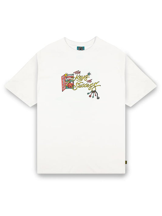 Keys to Success Tee - off white