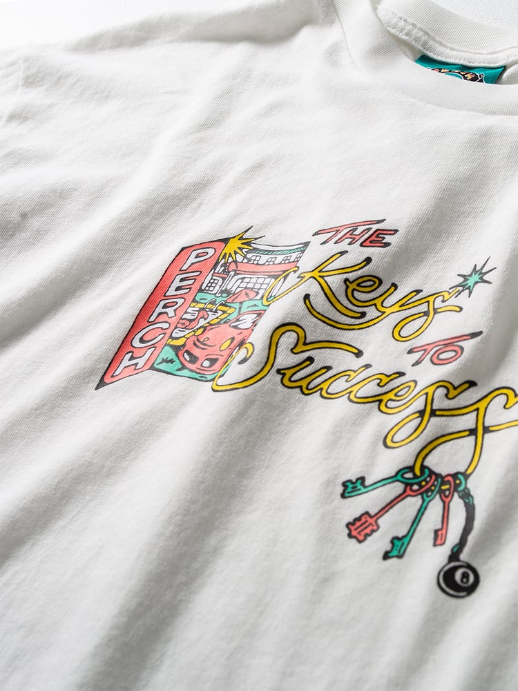 Keys to Success Tee - off white