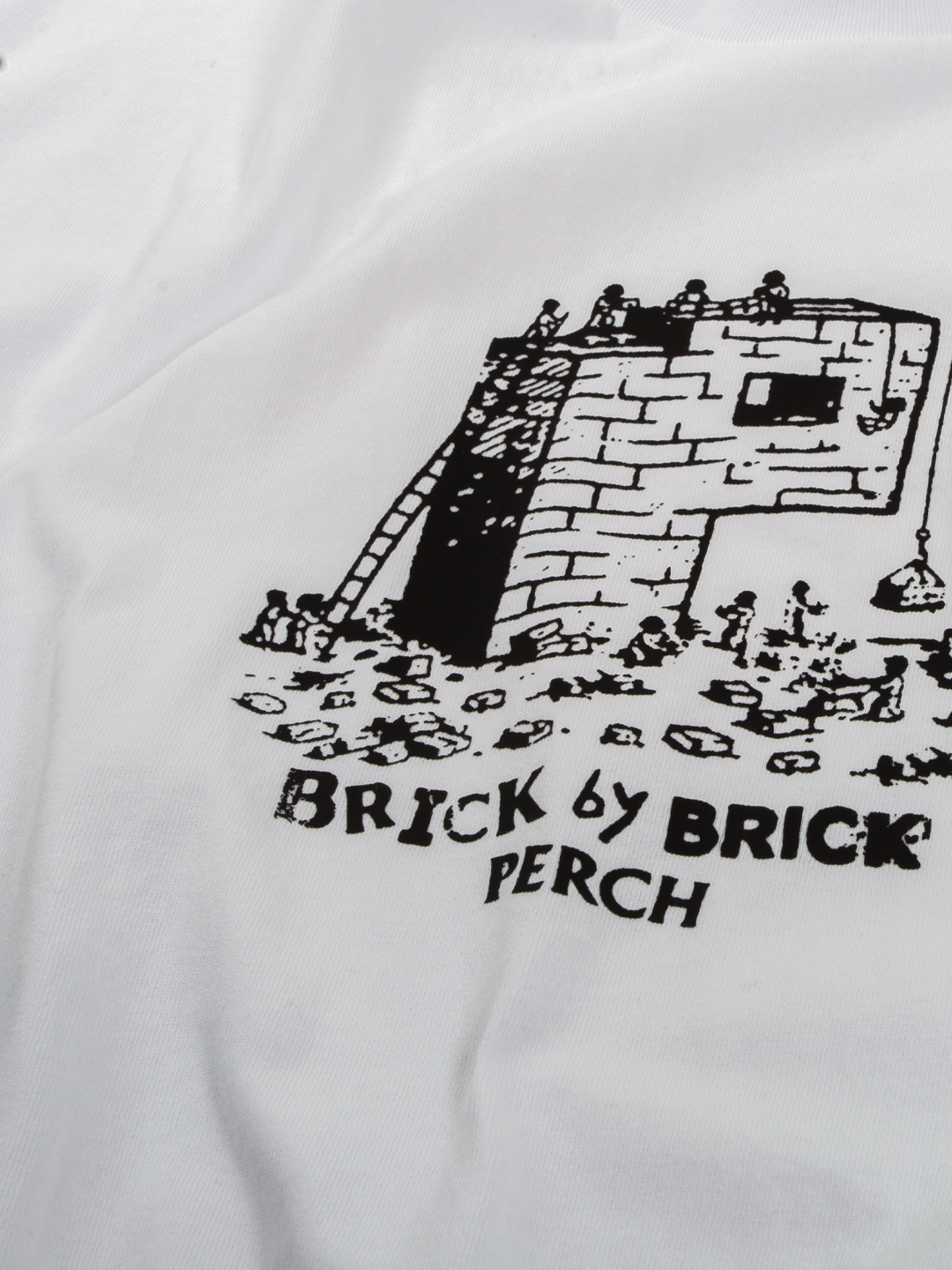 Brick by Brick Tee - white